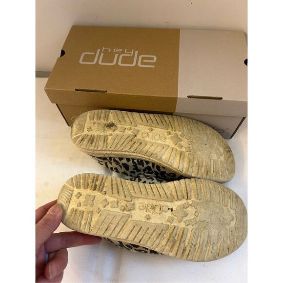 Hey dudes Wendy Woven animal print size 7 cheetah print - Picture 5 of 6